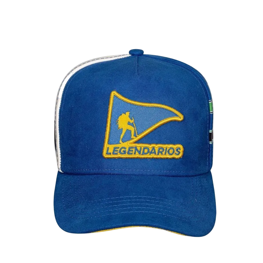 CAP Snapback Suede Blue - Brasil