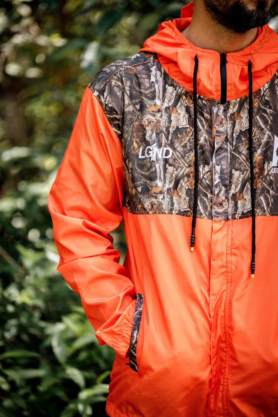 Legendarios Camuflagem Orange Windbreaker (LGF)