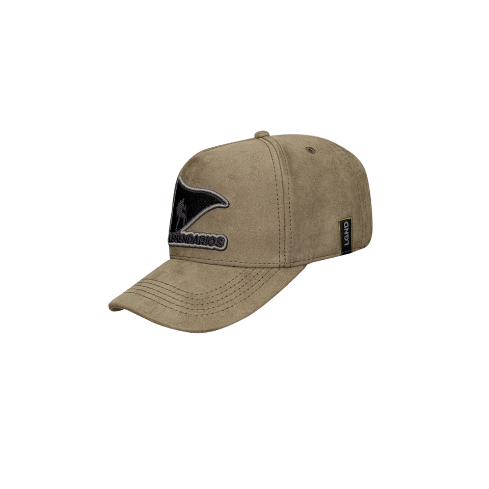 CAP Snapback Suede Moss Green / Black Logo