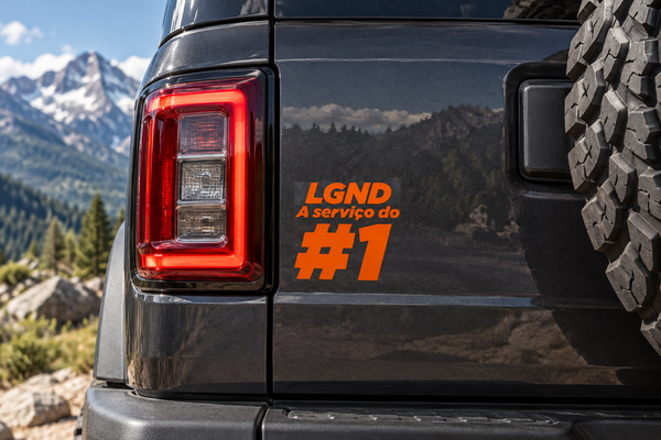 LGND "A serviço do #1" Vinyl Decal