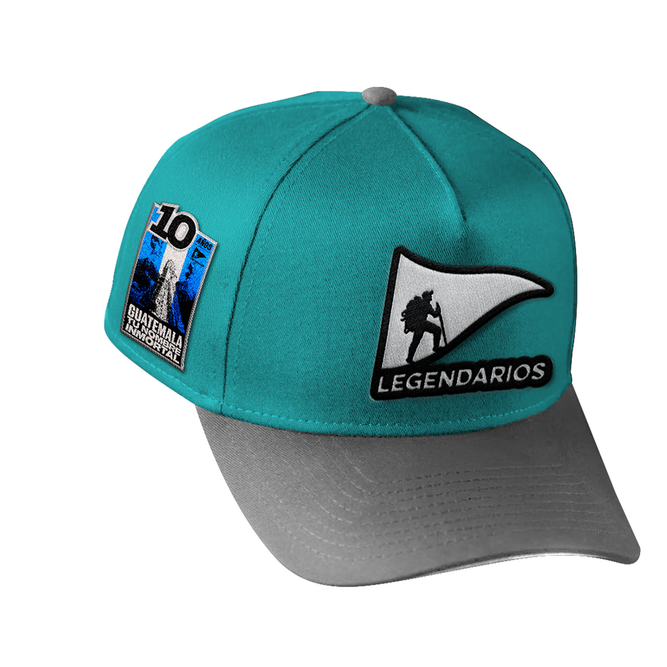 CAP Guatemala 10 years - Aqua green / Gray