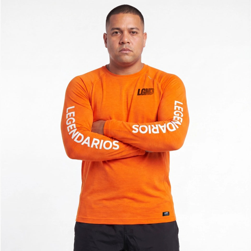 Dry Fit Long Sleeve Orange - New Collection