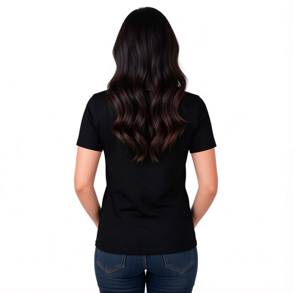 T-Shirt Wives - Black/Orange