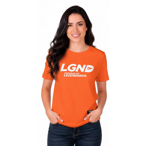 T-Shirt Wives - Orange/White