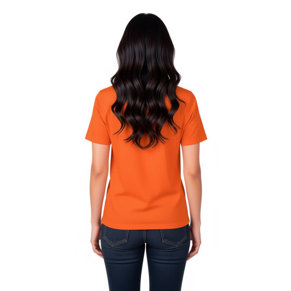T-Shirt Wives - Orange/White