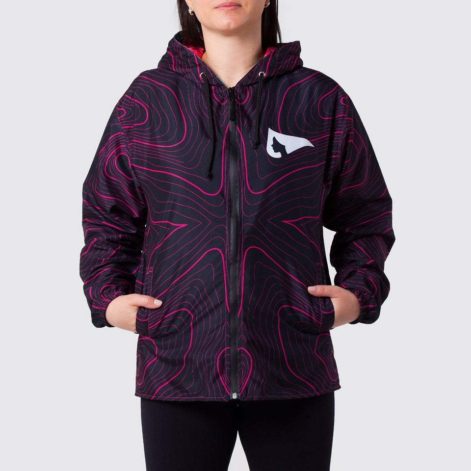 LGND Black/Pink Women Windbreaker (EDL)