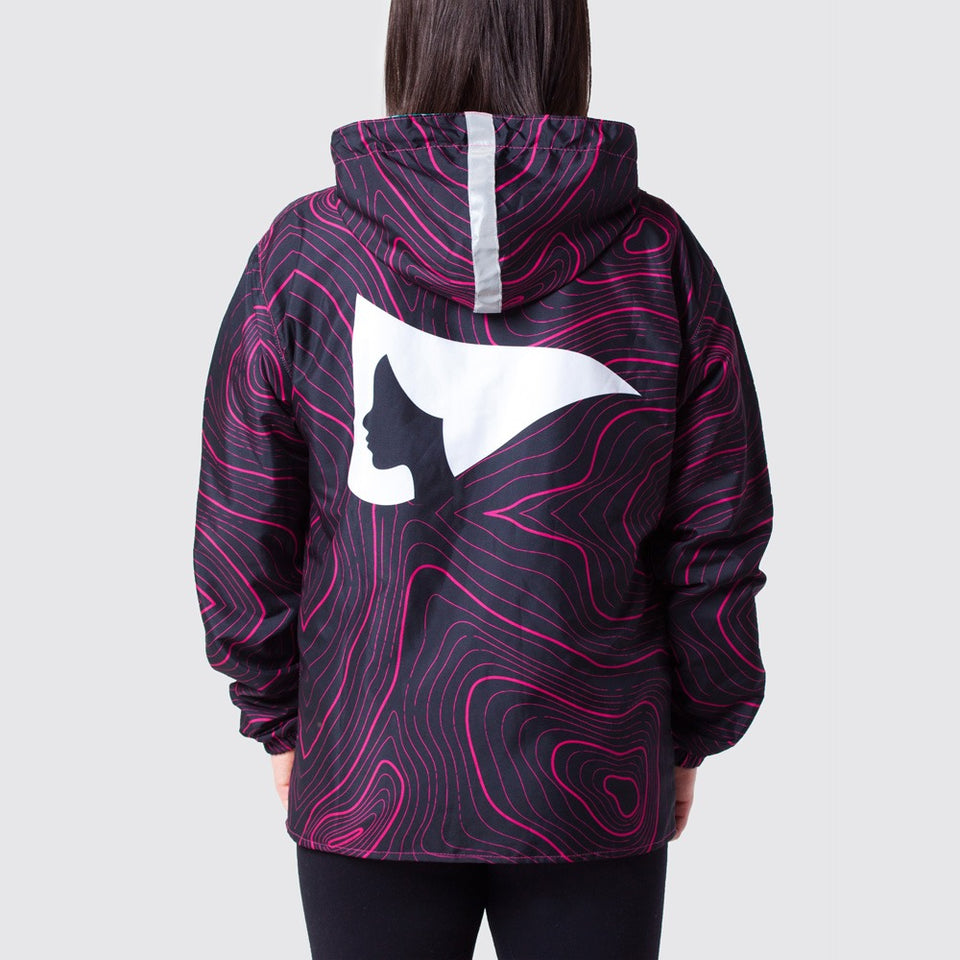 LGND Black/Pink Women Windbreaker (EDL)
