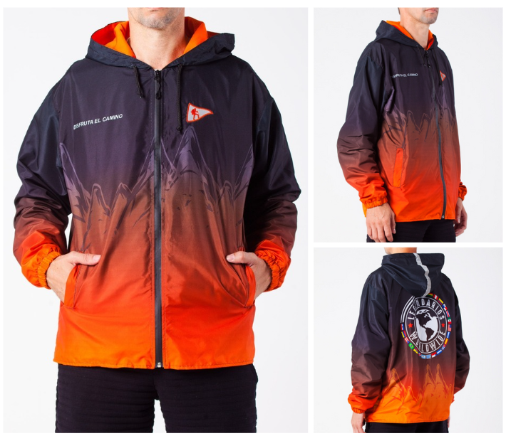 Mountain Orange/Black Windbreaker (LGF)