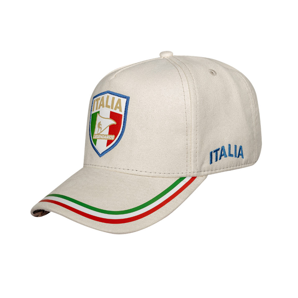 CAP Snapback Suede White - ITALIA