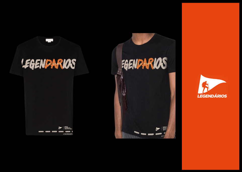 PLAYERA NEGRA LGND DAR LA VIDA