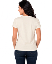 T-Shirt Wives - Off-White/Orange