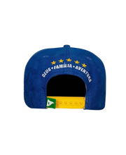 CAP Snapback Suede Blue - Brazil