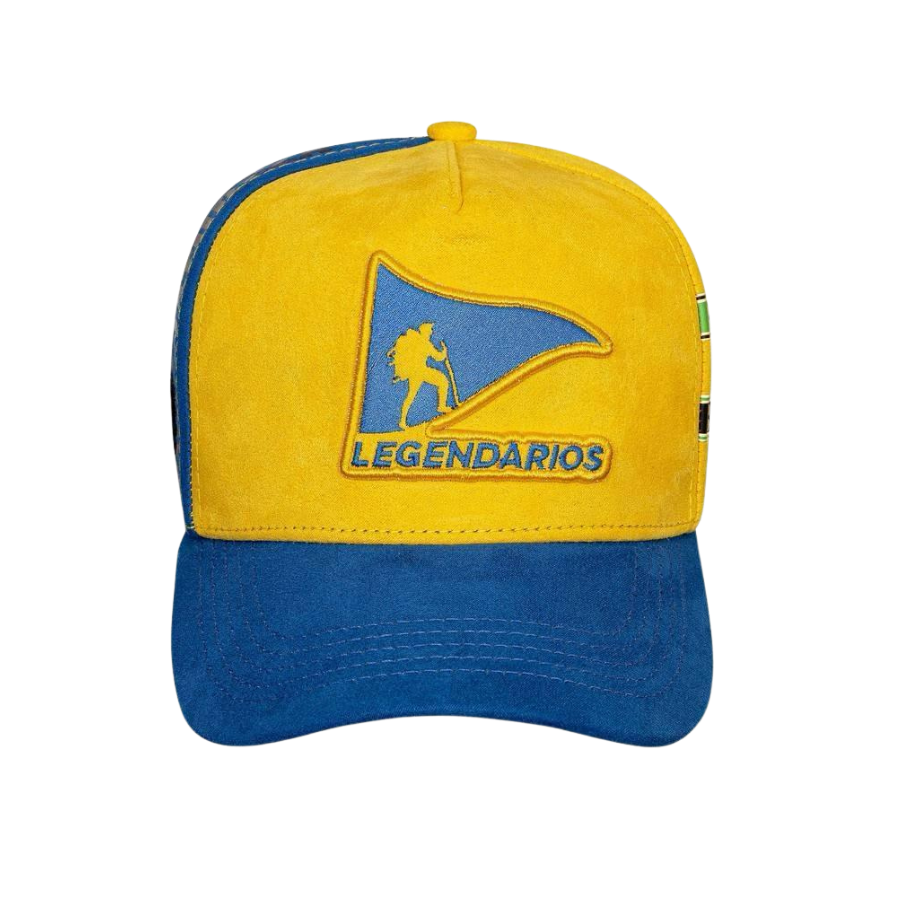 CAP Snapback Suede Yellow - Brazil
