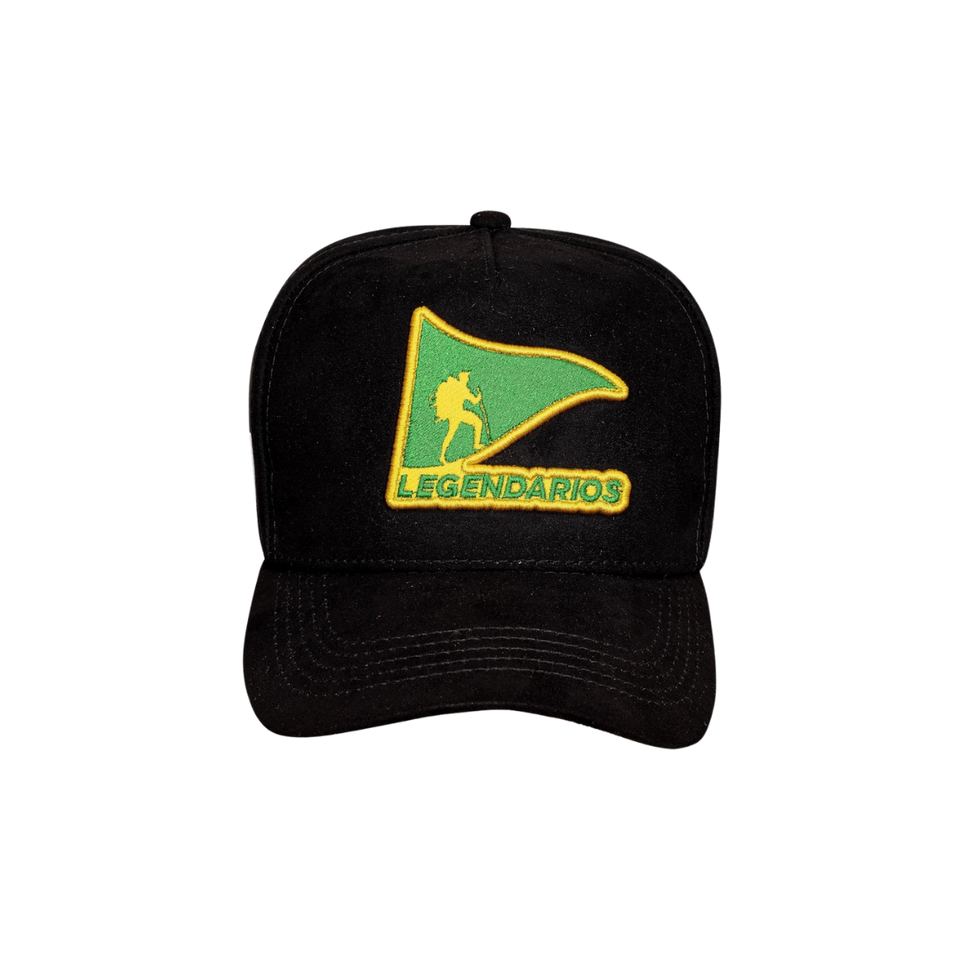 Gorra Negra/ LGND  Verde  (FLD)