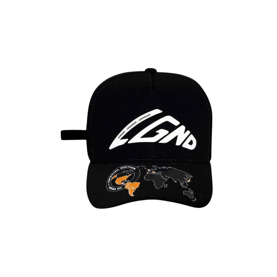 Gorra NEGRA 10 AÑOS (FLD)