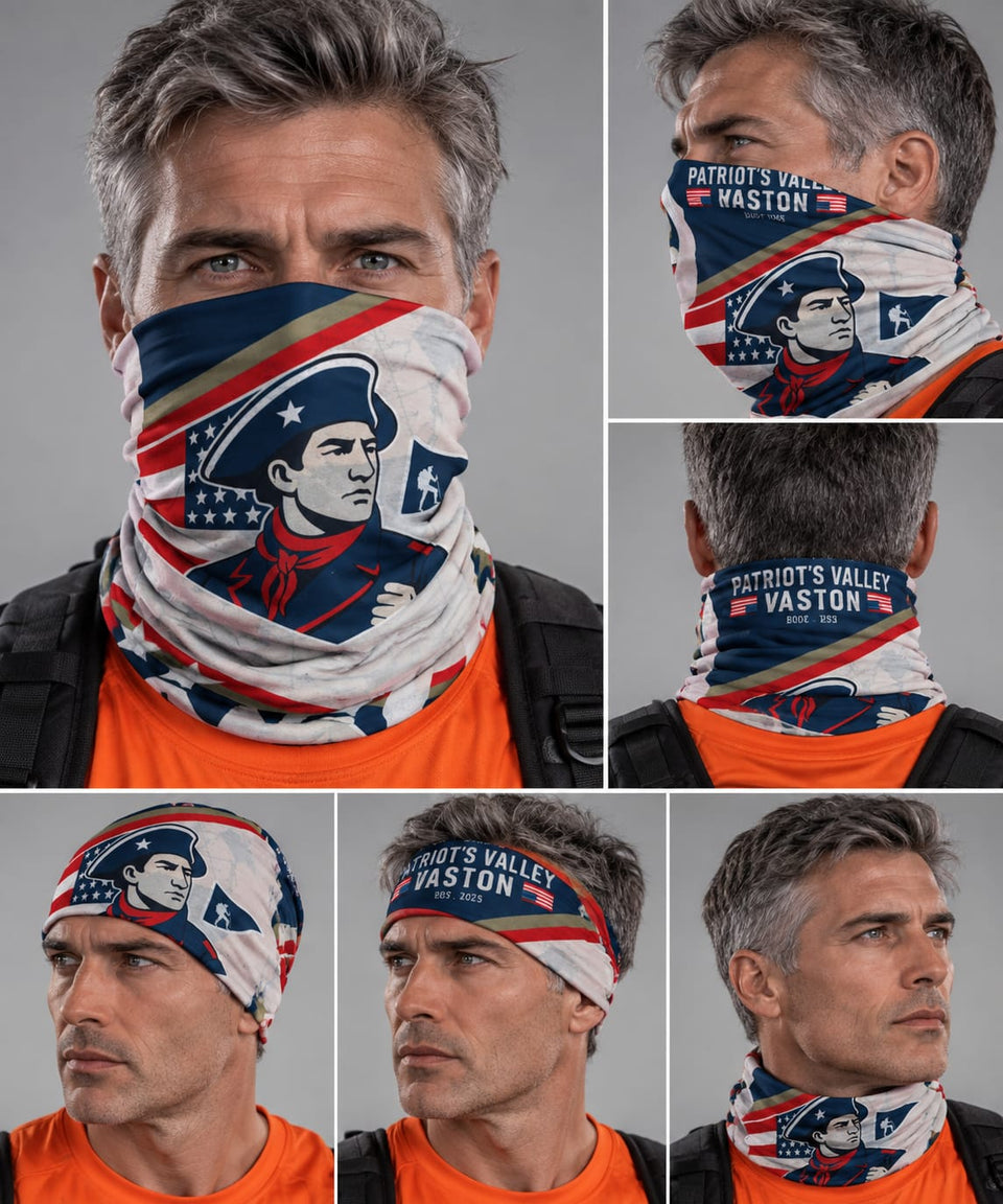 Buff Patriot's Valley - White/Blue