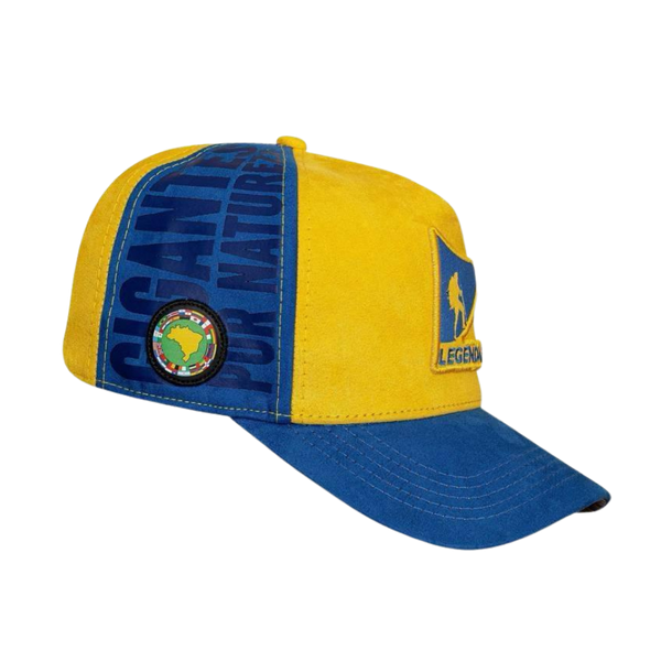 CAP Snapback Suede Yellow - Brazil