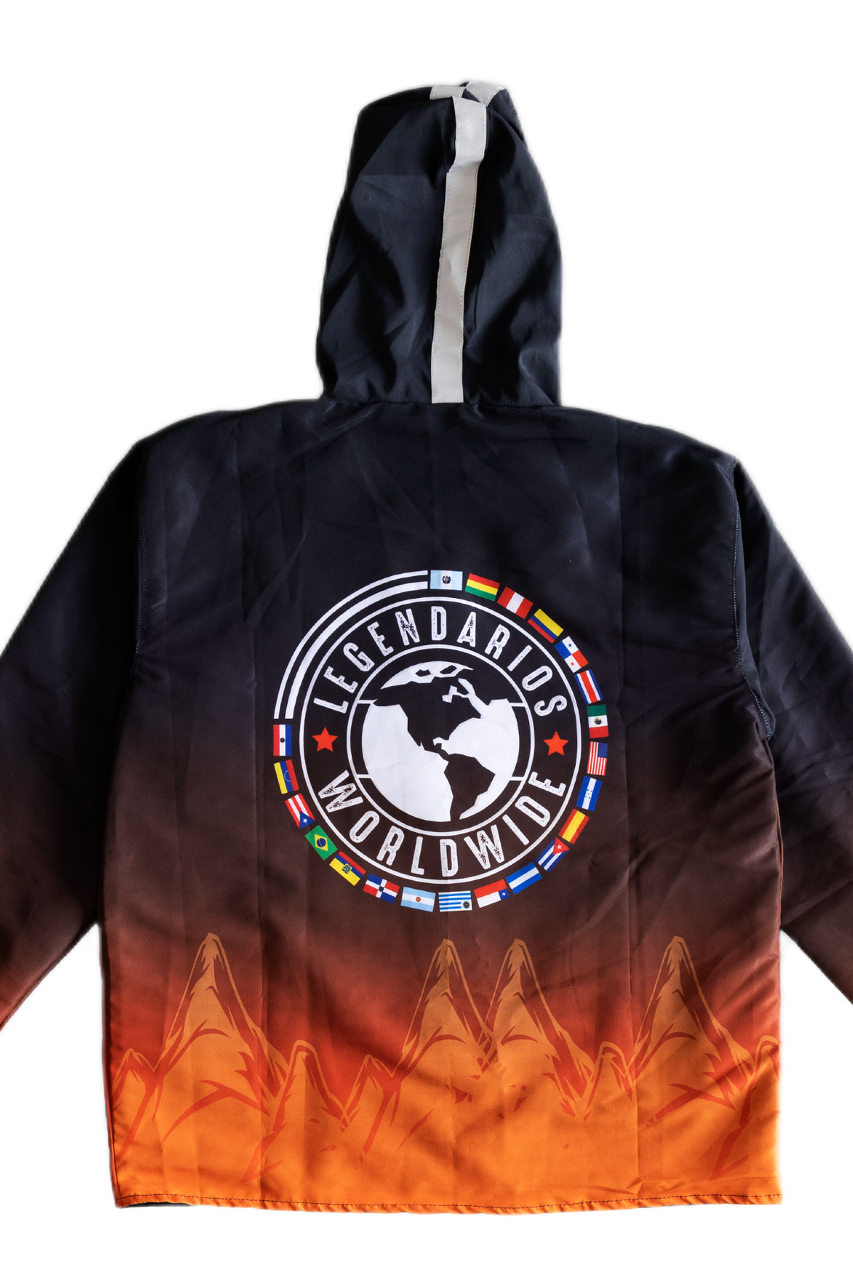 Outerwear Mountain Windbreaker - Orange/Black