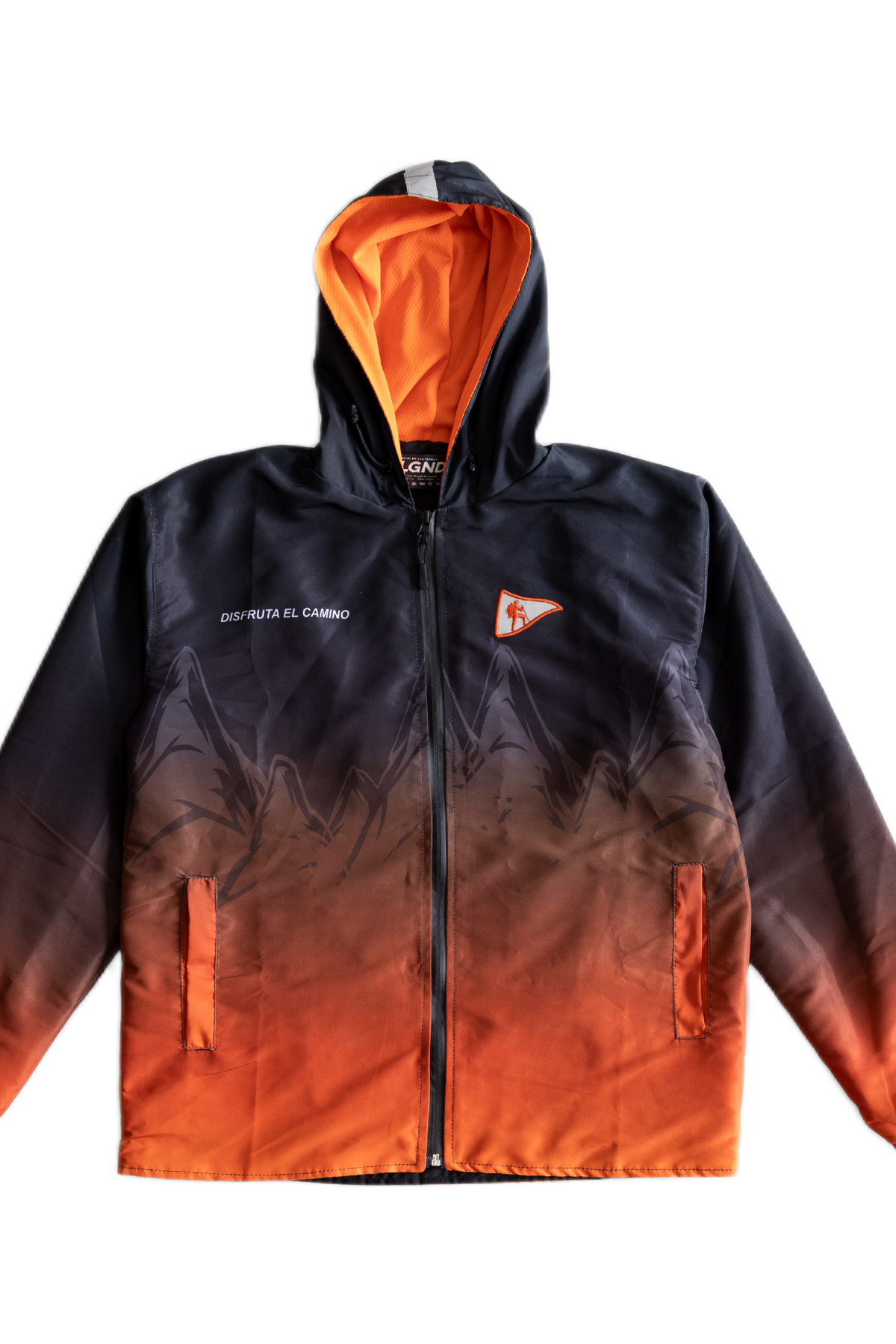 Outerwear Mountain Windbreaker - Orange/Black