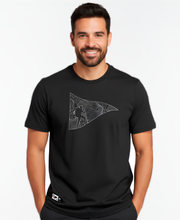 T-Shirt Guatemala Flag - Black/Gray