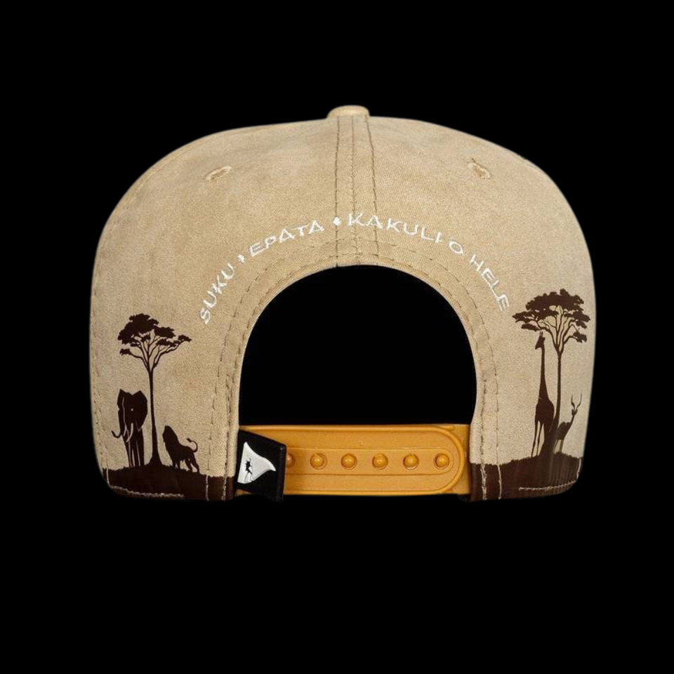 CAP Snapback Suede Beige - Africa