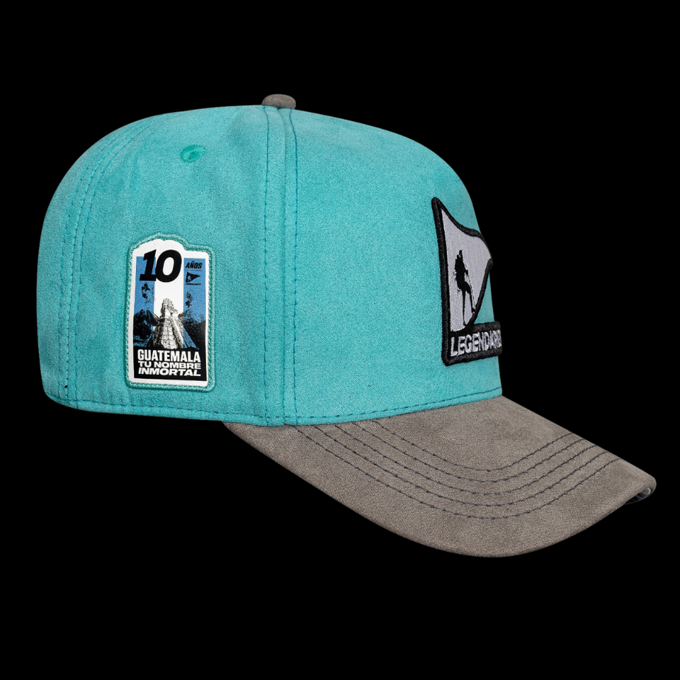 CAP Guatemala 10 years - Aqua green / Gray