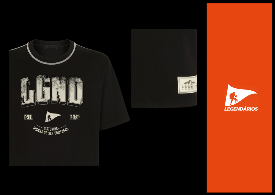 PLAYERA  LGND NEGRA