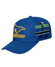 CAP Snapback Suede Blue - Brazil