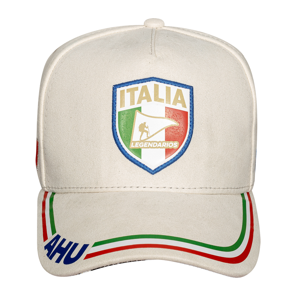 CAP Snapback Suede White - ITALIA