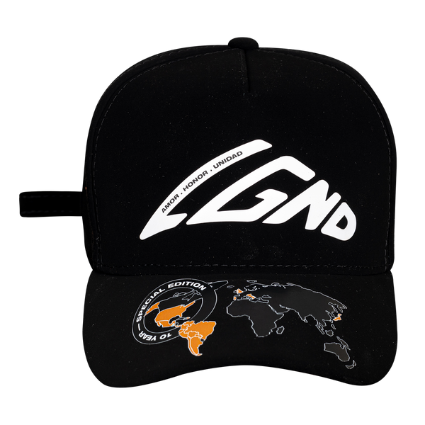 CAP Snapback Suede Black - Guatemala 10 years