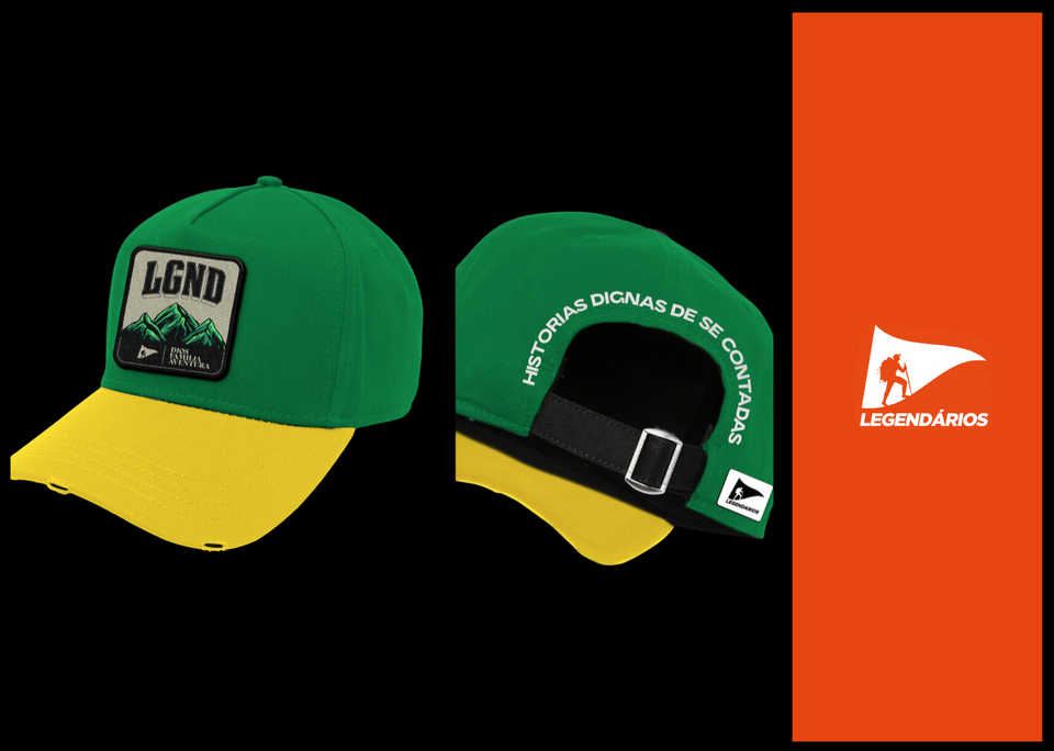 GORRA VERDE Y AMARILLA LGND