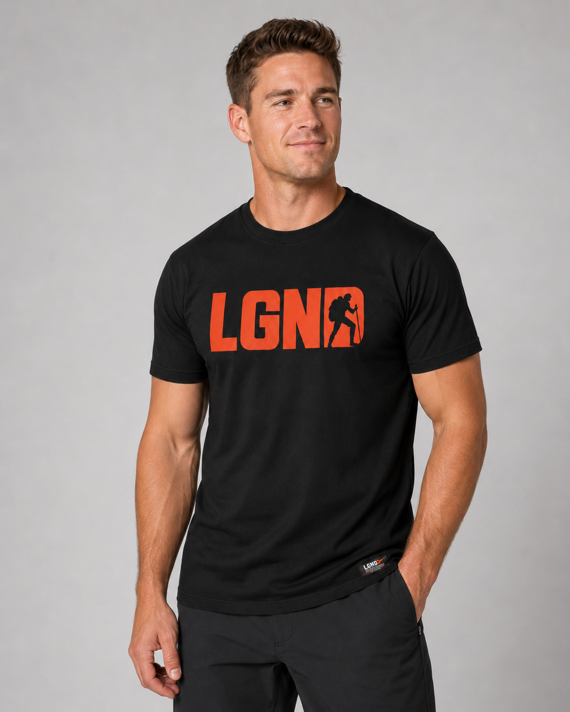 T-Shirt Print - Men's Black