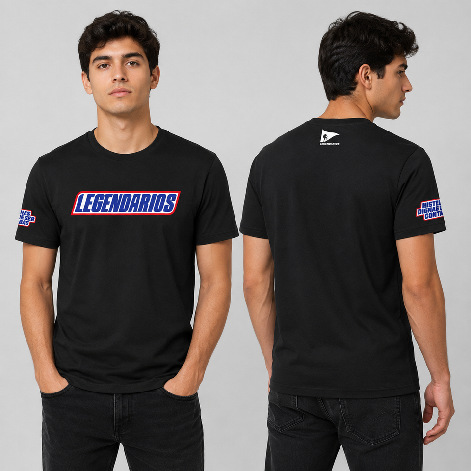 Legendarios Snickers Black Men's T-shirt (LGDF)