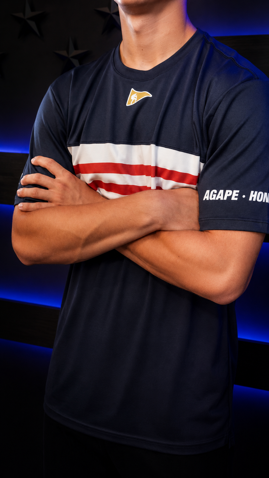 T-Shirt USA Glory - Navy Blue