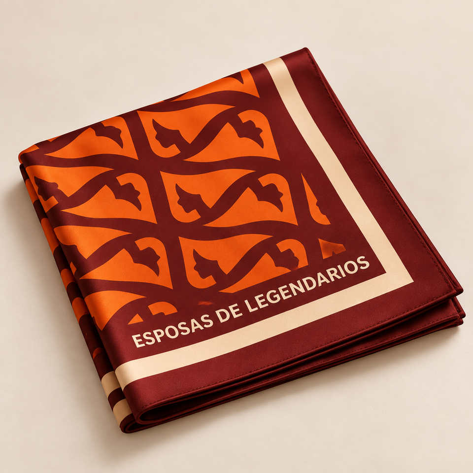 Scarf Esposas de Legendarios Orange/Wine