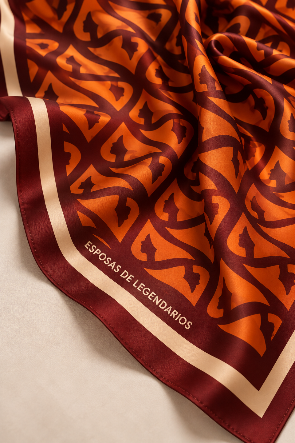Scarf Esposas de Legendarios Orange/Wine