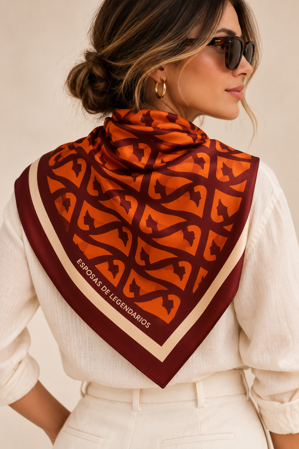 Scarf Esposas de Legendarios Orange/Wine