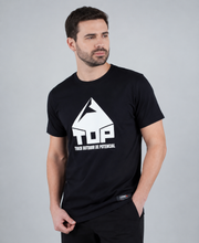 T-Shirt Top Print - Men's Black