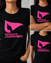 T-Shirt Wives of Legendarios - Black/Pink