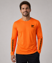 T-Shirt Dry-Fit - Men's Orange Long Sleeve
