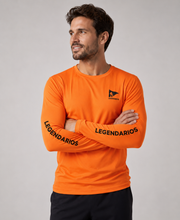 T-Shirt Dry-Fit - Men's Orange Long Sleeve