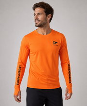 T-Shirt Dry-Fit - Men's Orange Long Sleeve