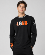 LGND Long Sleeve Crew Neck Black Men's T-shirt  (LGDF)