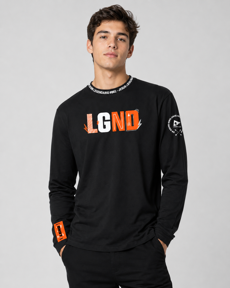 LGND Long Sleeve Shirt - Black  (LGDF)