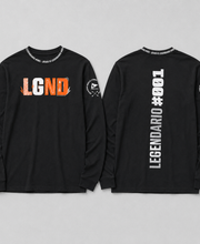 LGND Long Sleeve Crew Neck Black Men's T-shirt  (LGDF)