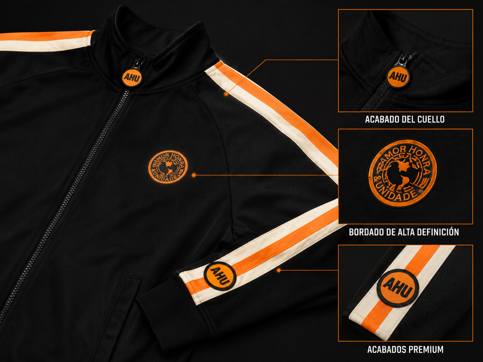 Legendarios Guatemala Black/Orange/White Jacket  (LGF)