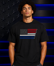 T-Shirt USA Stars - Black