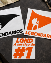 Legendarios Pennant Vinyl Decal