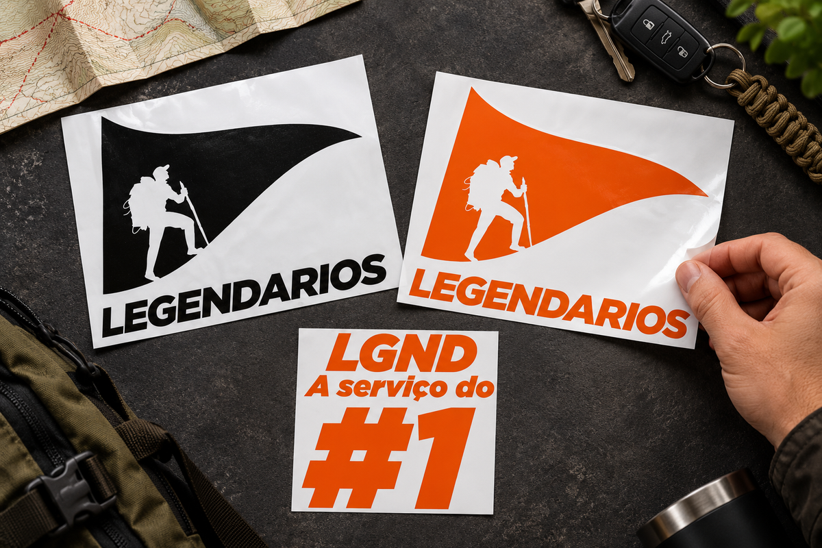 Legendarios Pennant Vinyl Decal