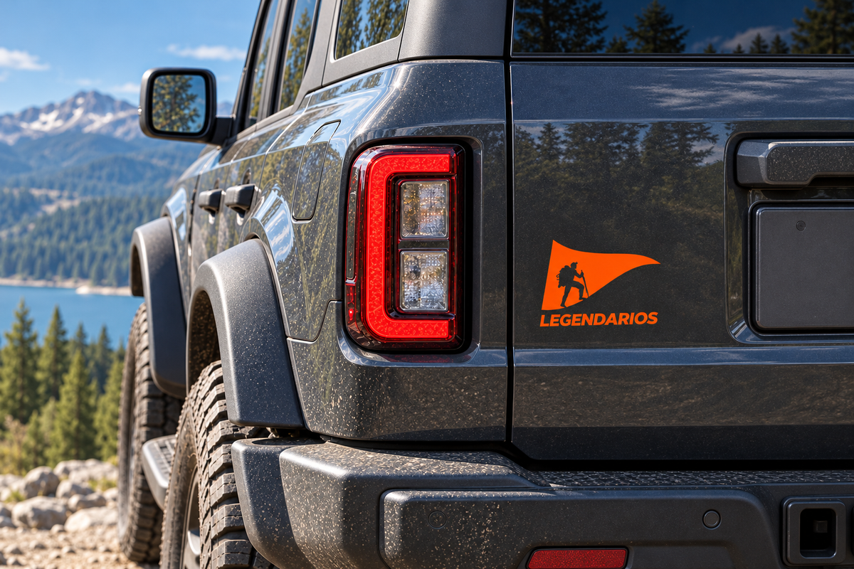 Legendarios Pennant Vinyl Decal